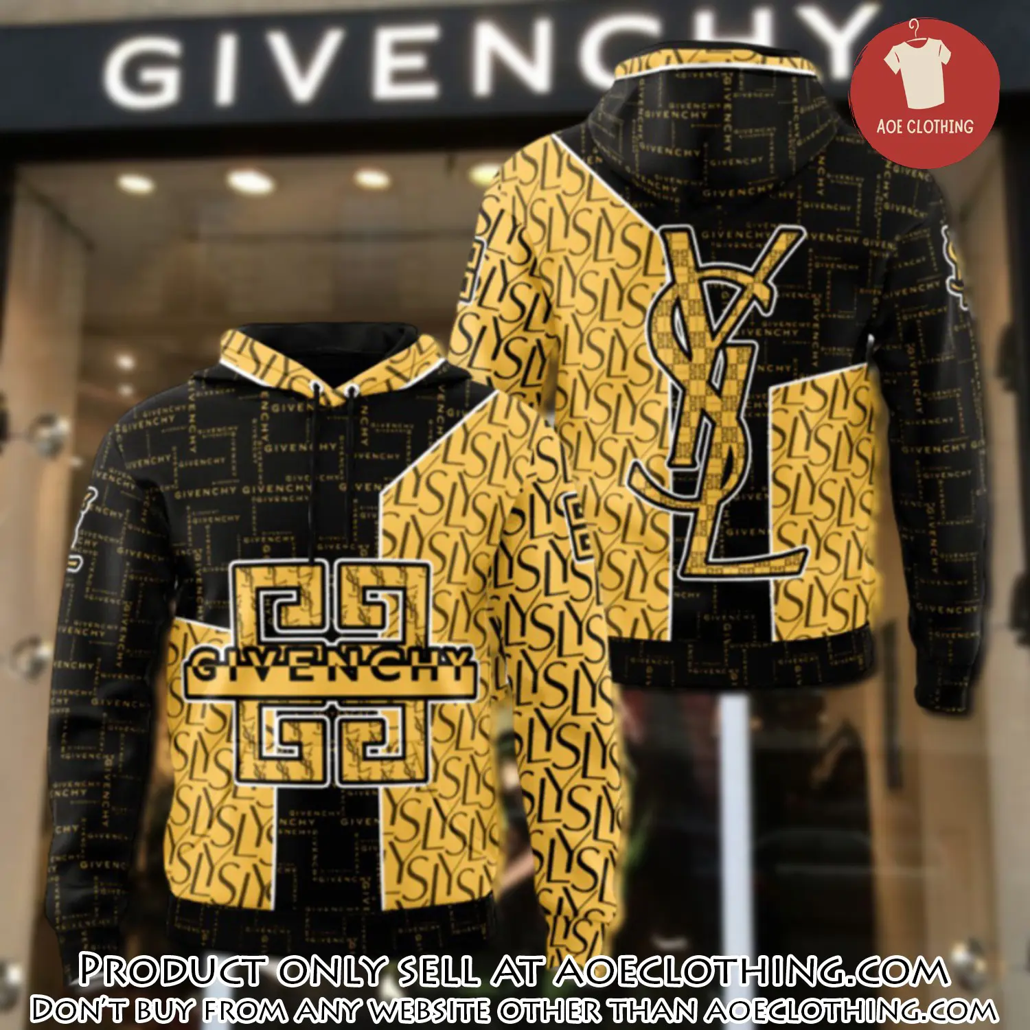 Givenchy yves saint laurent unisex hoodie luxury brand gifts  jh2291 aoe1416086